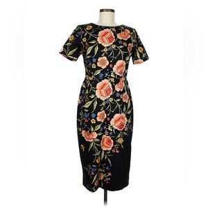 ASOS Black Dress with Floral Print
